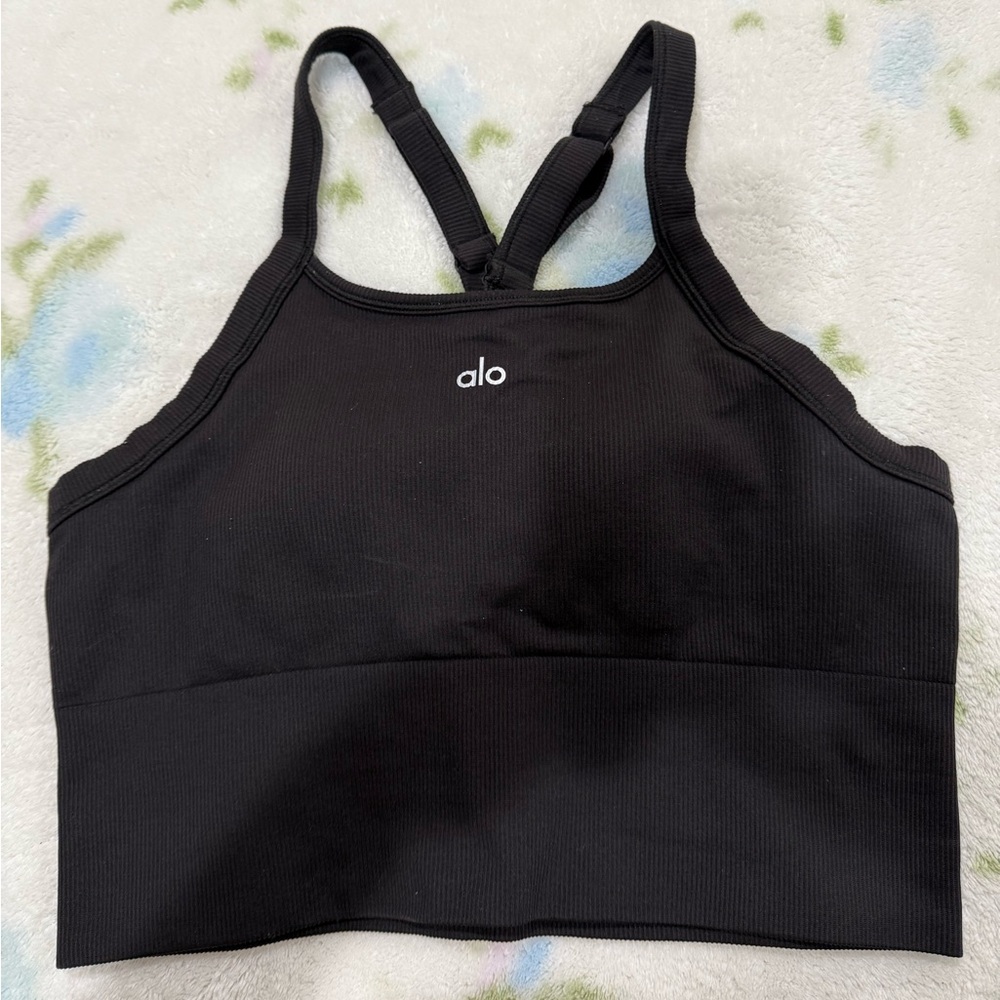 ALO Yoga Classic Black Sports Bra